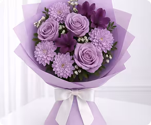 Wonderful rose vase with Greenwich chocolate from Villain